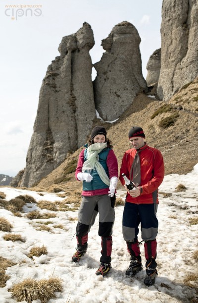 Vlad & Cristina - Ascensiune pe vârful Ciucaș - 24 martie 2014 - Munții Ciucaș