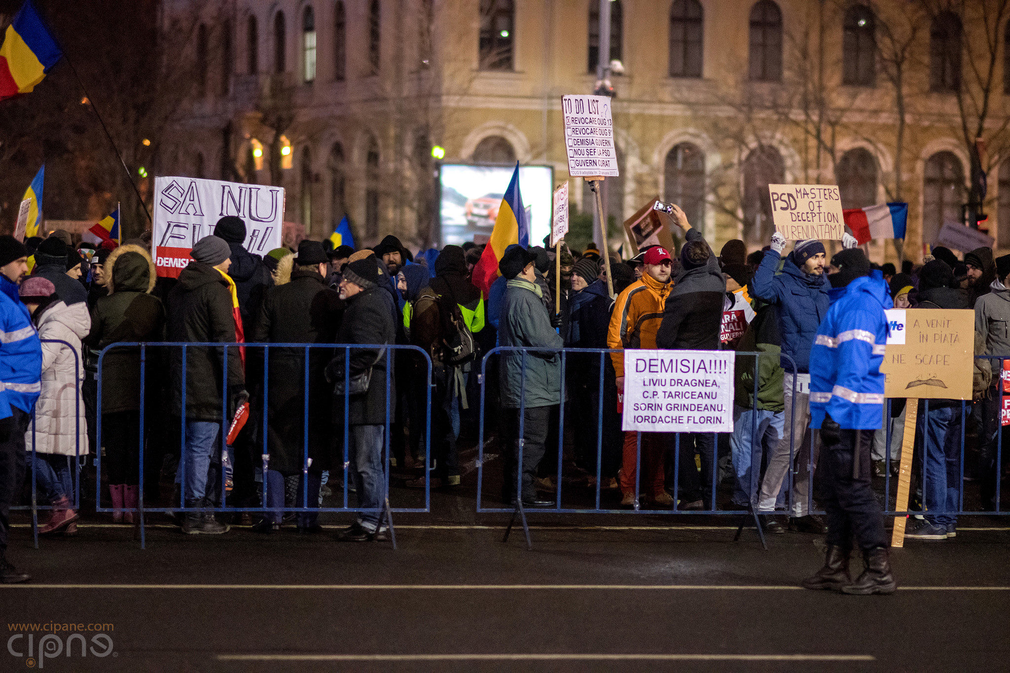7 februarie 2017 - București, Piața Victoriei