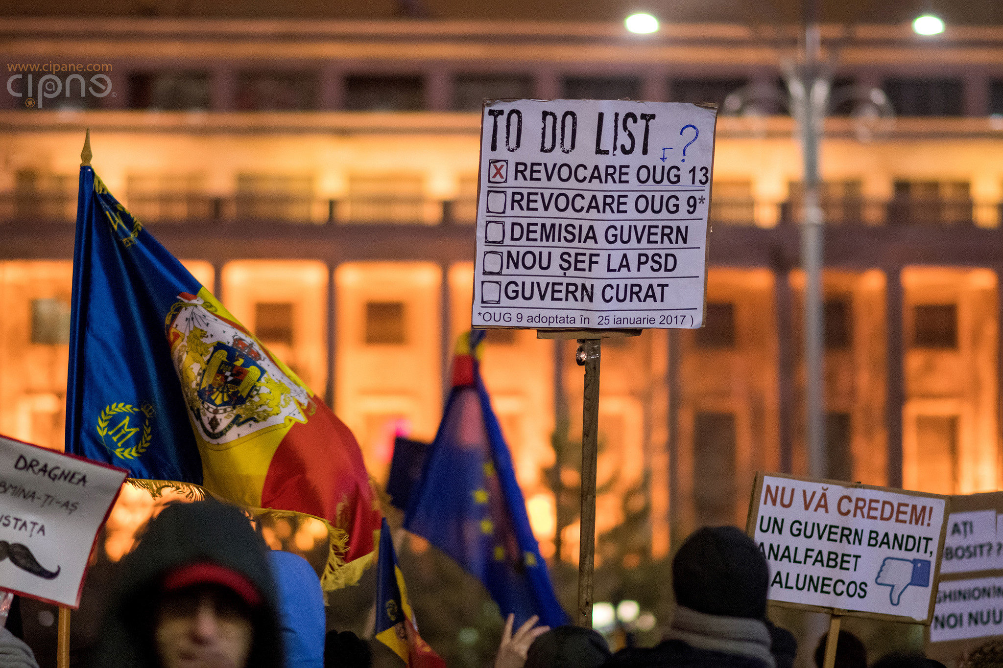 7 februarie 2017 - București, Piața Victoriei