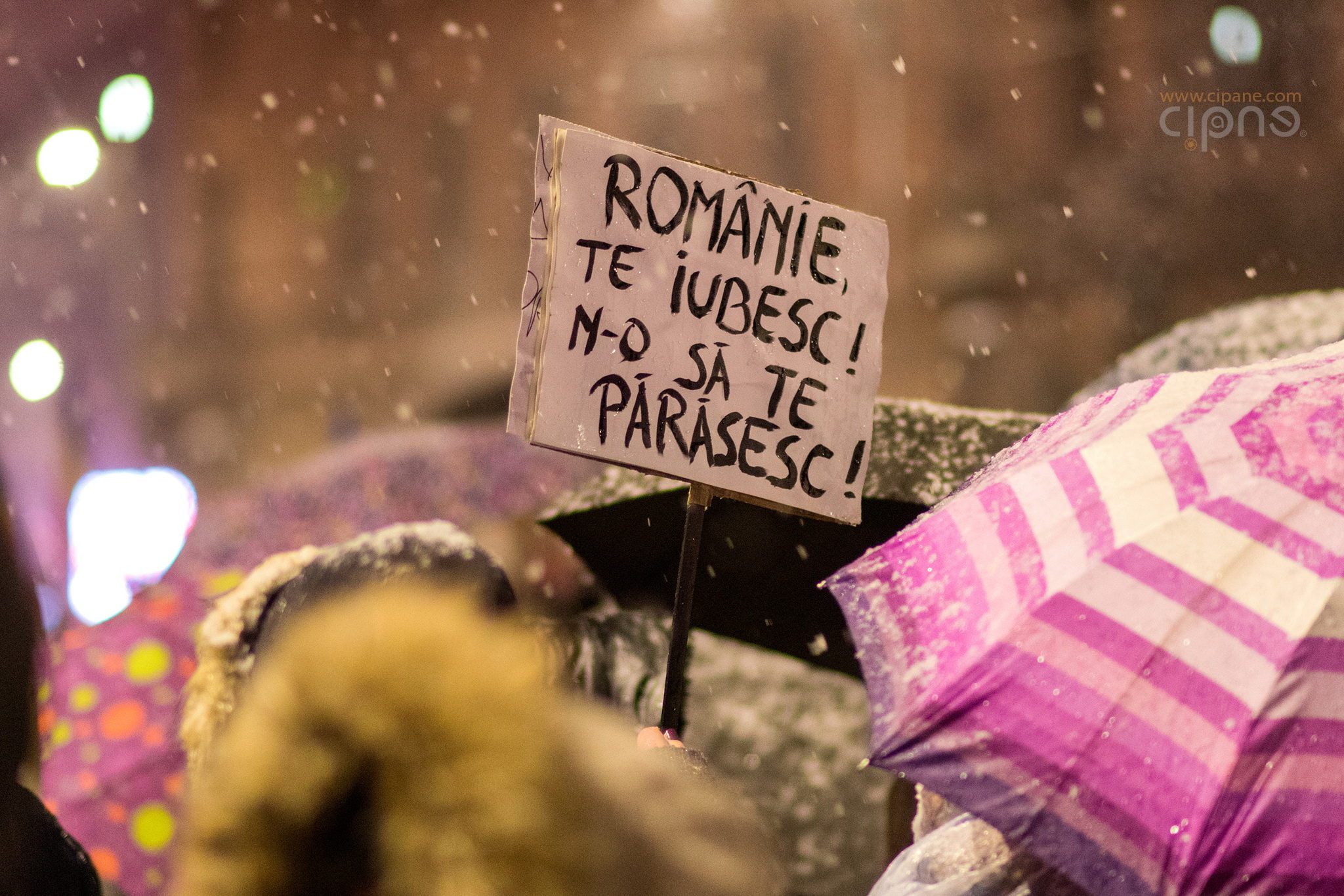 20 ianuarie 2018 - București, Piața Universității
