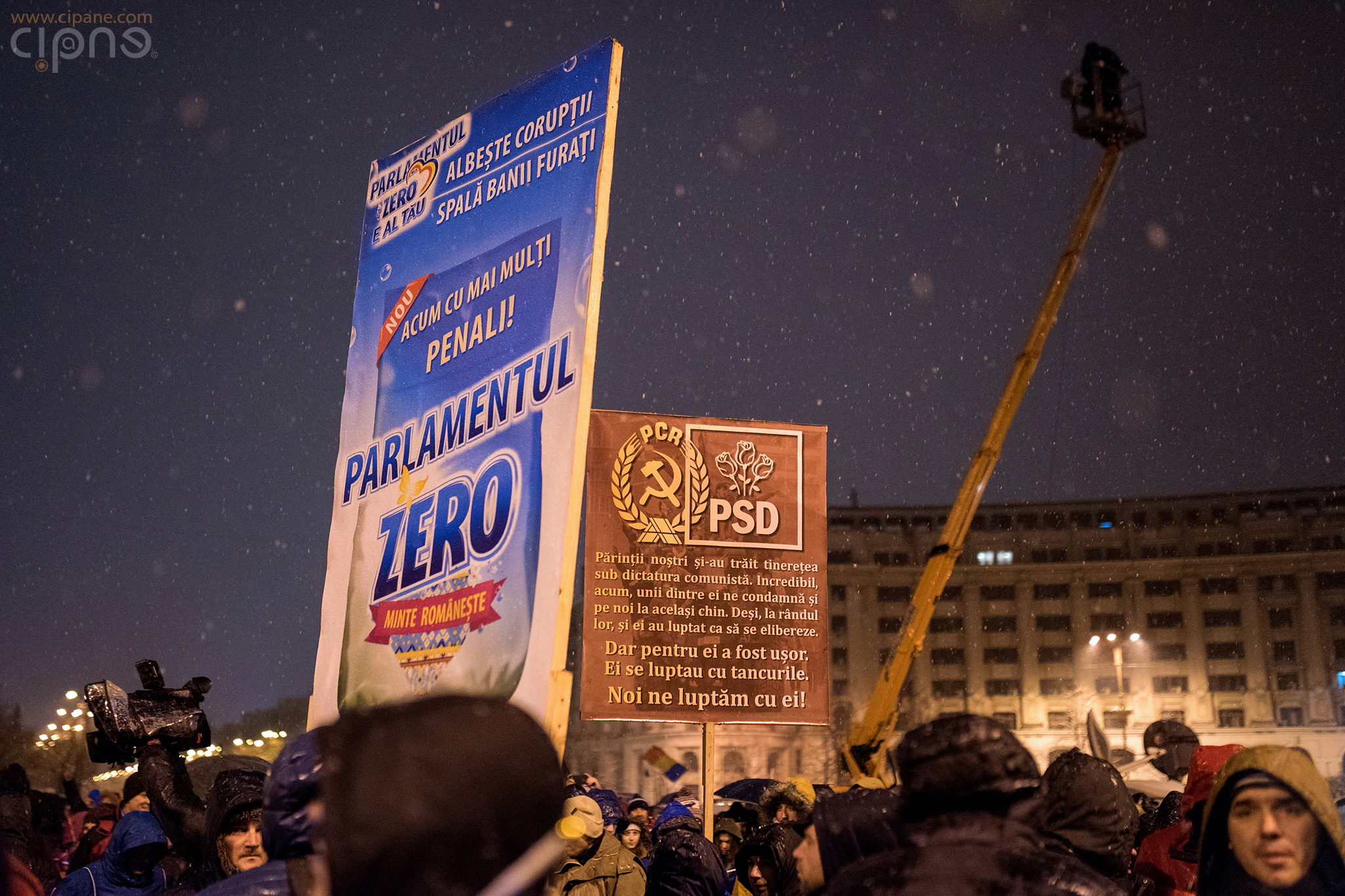 20 ianuarie 2018 - București, Piața Constituției