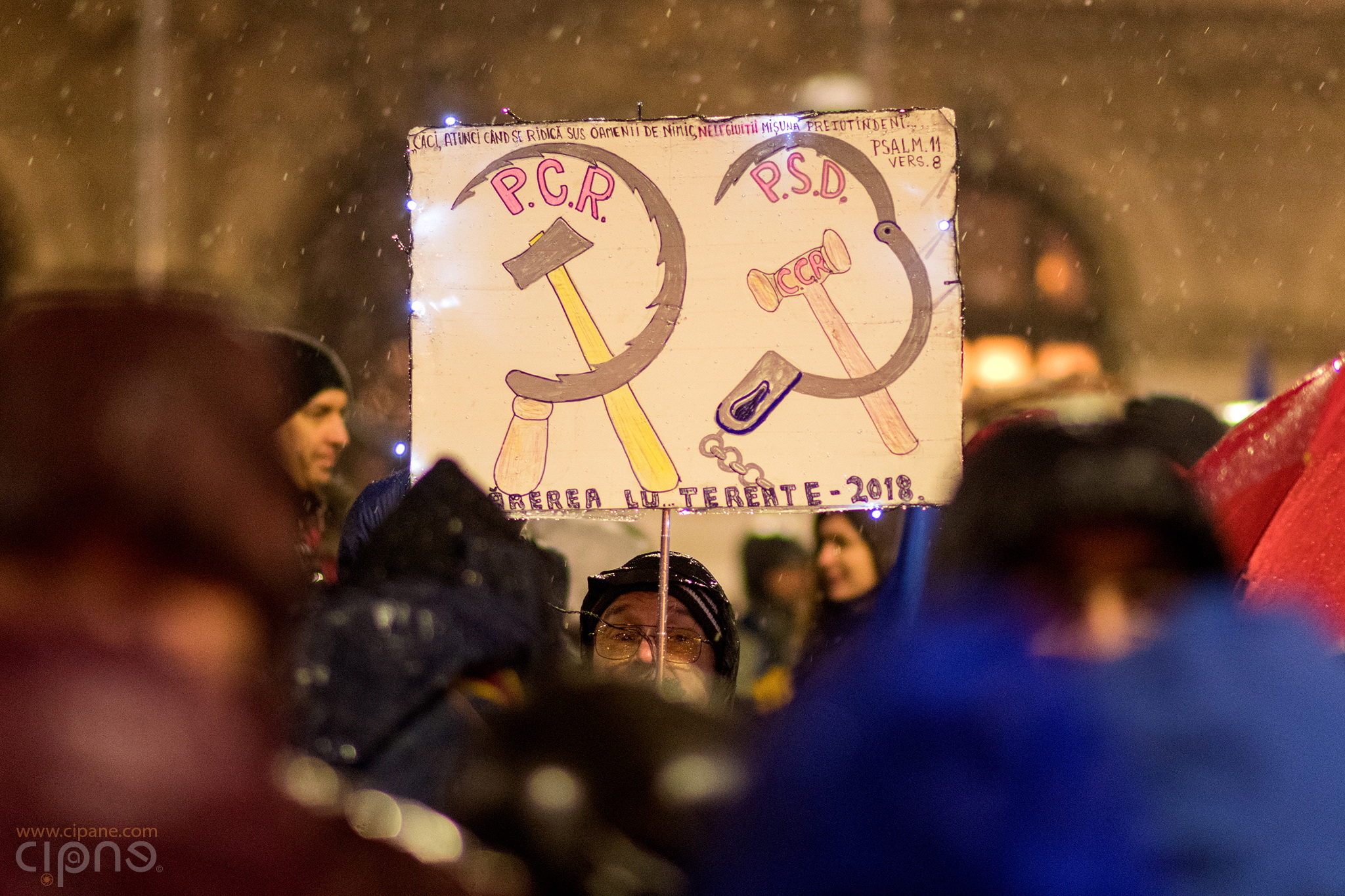 20 ianuarie 2018 - București, Piața Universității
