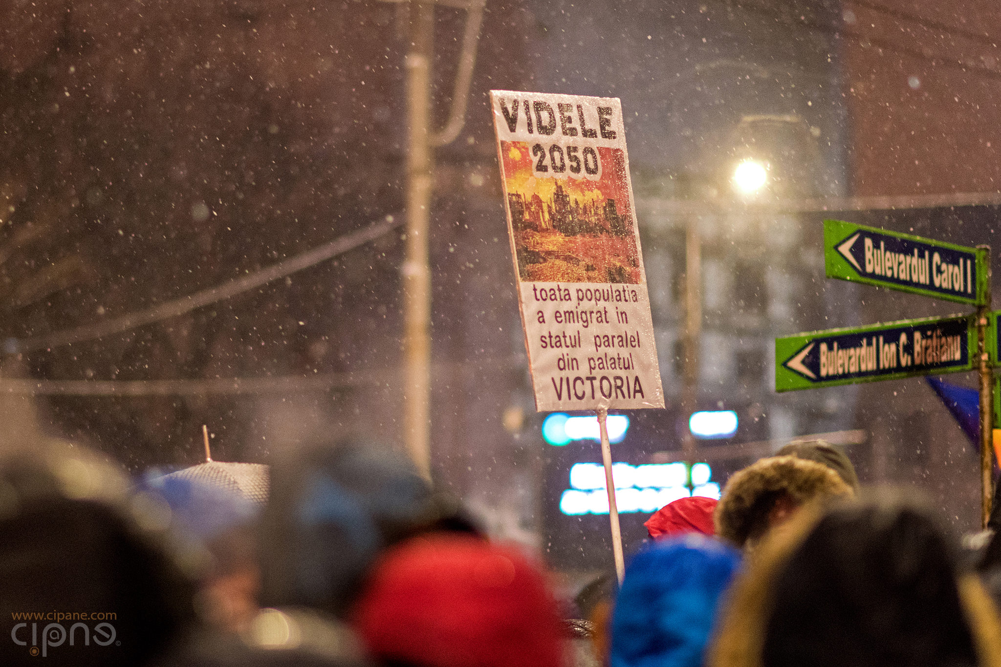 20 ianuarie 2018 - București, Piața Universității